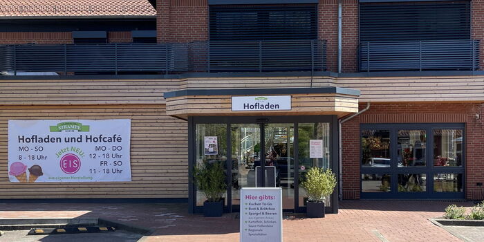 Hofladen und Hofcafe vereint in einer Räumlichkeit