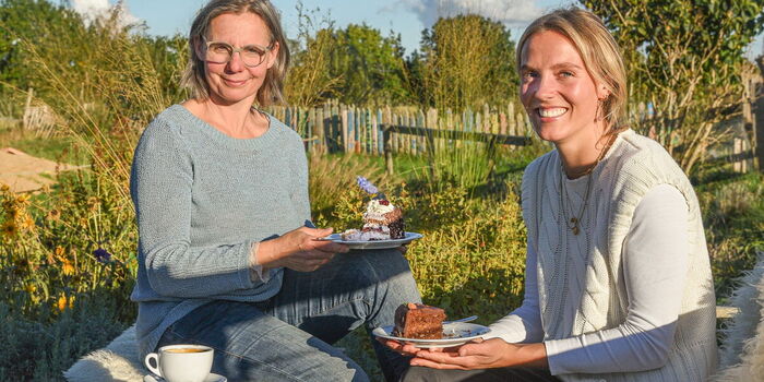 Kuchen und Kaffee bei den Overmeyers