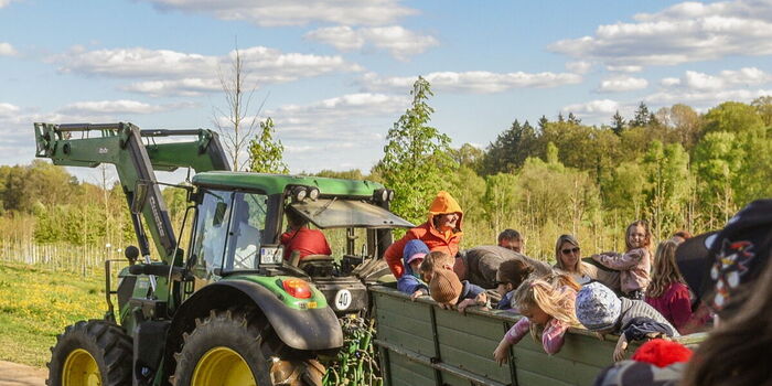 Ausfahrt mit dem Traktor