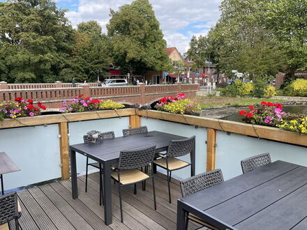 Restaurant Zanzibar in Uelzen Terrasse am Wasser
